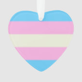 Falln Transgender Pride Flag Ornament (voorkant)