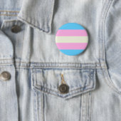 Falln Transgender Pride Flag Ronde Button 5,7 Cm (In situ)