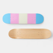 Falln Transgender Pride Flag Skateboard (Horizontaal)