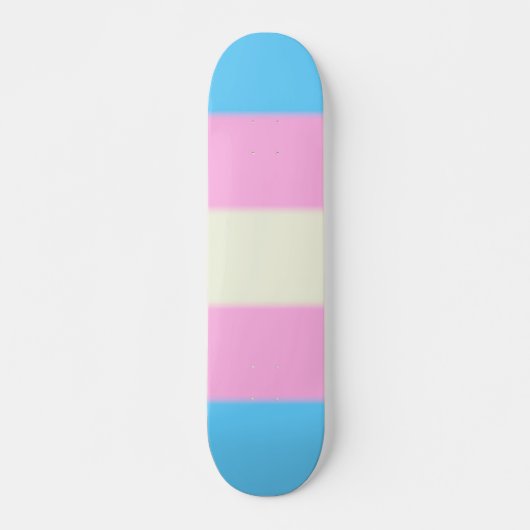 Falln Transgender Pride Flag Skateboard (Voorkant)