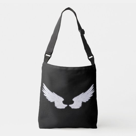 Falln White Angel Wings Crossbody Tas (Voorkant)