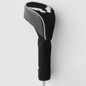 Falln White Angel Wings Golfheadcover (Schuin)