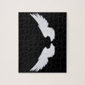 Falln White Angel Wings Legpuzzel (Verticaal)