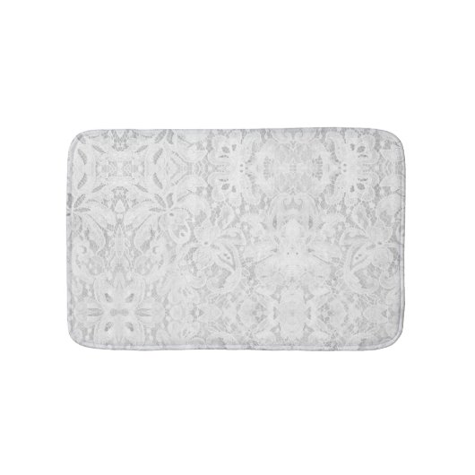 Falln White Lace Badmat (Voorkant)