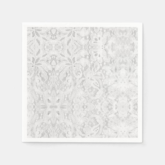 Falln White Lace Servetten (Voorkant)