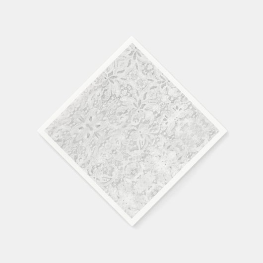 Falln White Lace Servetten (Hoek)