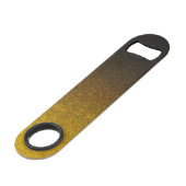 Falln Yellow & Black glitter gradiënt Speed Flessenopener (Voorkant Gekanteld)