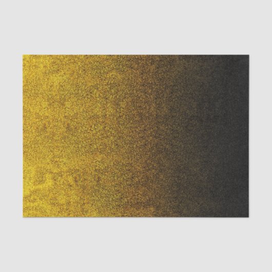 Falln Yellow & Black glitter gradiënt Tissuepapier (Voorkant)