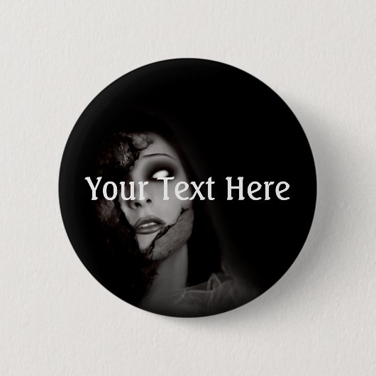 Falln Zelfs Angels Herfst Ronde Button 5,7 Cm (Voorkant)