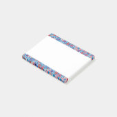 Fallon Blue Cascading Floral Chirimen Post-it® Notes (Schuin)