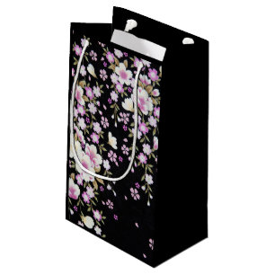 Fallon Cascading Pink Flowers Klein Cadeauzakje