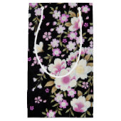 Fallon Cascading Pink Flowers Klein Cadeauzakje (Voorkant)