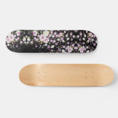 Fallon Cascading Pink Flowers Skateboard (Horizontaal)