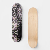 Fallon Cascading Pink Flowers Skateboard (Voorkant)