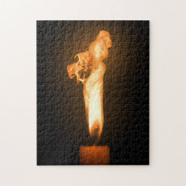 Fallon Fire Originele Kunst Legpuzzel