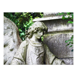 Fallon Garden Angel Foto Afdruk