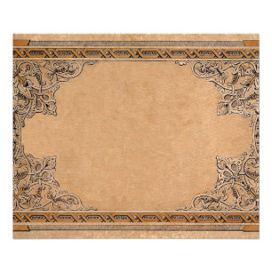 Fallon Old Knotwork-papier Foto Afdruk