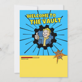 Fallout-feestuitnodigingssjabloon Kaart