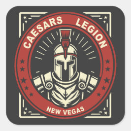 Fallout New Vegas Caesars Legion Vierkante Sticker