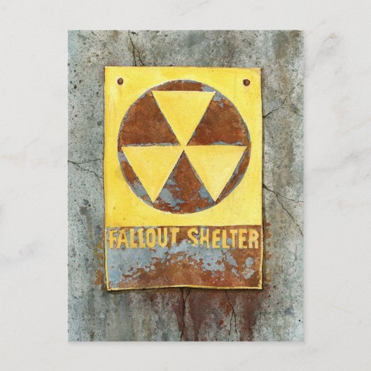 Fallout Shelter #2 Briefkaart (Voorkant)
