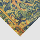 FALLOW DEER PAIR, GOTHISCHE FANTASY FLOWERS, Green Tissuepapier (Detail)