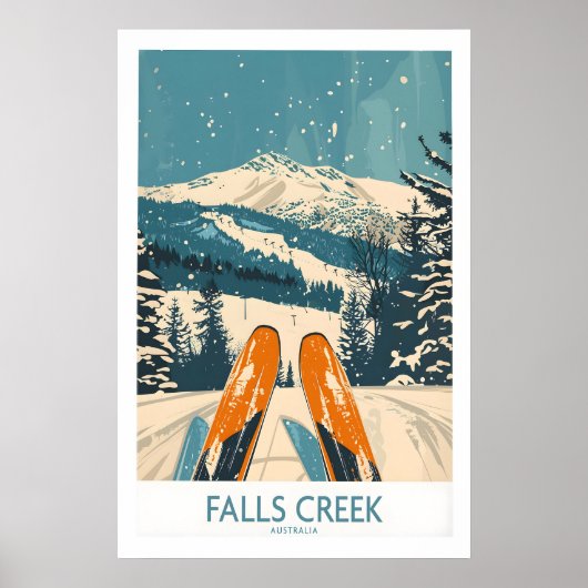 Falls Creek Ski Poster 1 (Devant)