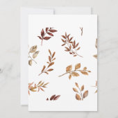 Falls Flower Thanksgiving Invitation (Dos)