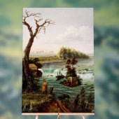 Falls of Saint Anthony by Henry Lewis Acryl Bord (Neutraal)