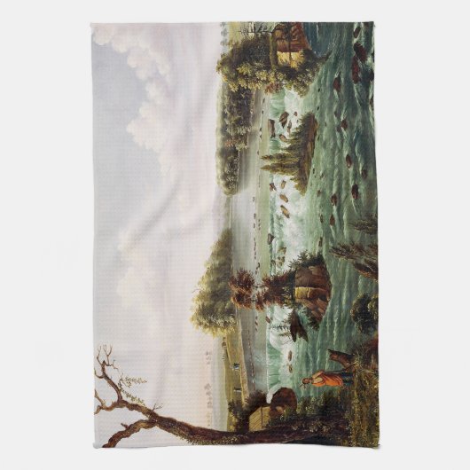 Falls of Saint Anthony by Henry Lewis Theedoek (Verticaal)