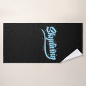 Fallschirmspringen freier Automne Skydive (Serviette de bain)