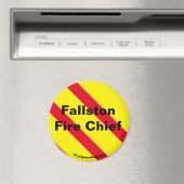 Fallston Fire Chief aimant rouge/jaune/noir (In Situ (Lave-vaisselle))