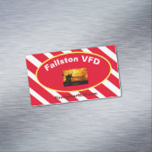 Fallston VFD Flames Cartes de visite magnétiques (In Situ)