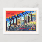 Falmouth Cape Cod Massachusetts Briefkaart (Voorkant)