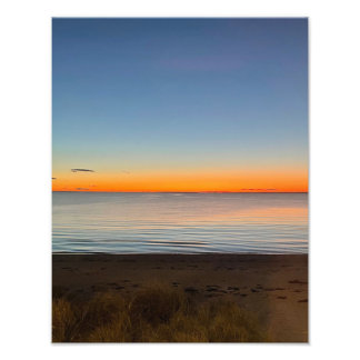 Falmouth Cape Cod Zonsondergang Foto Afdruk