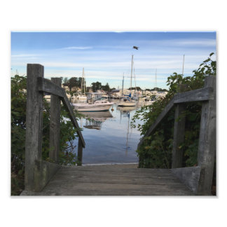 Falmouth Harbour Cape Cod Foto Print Afdruk