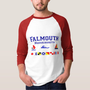 Falmouth MA Signal Flag T-shirt
