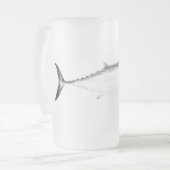 False Albacore Montauk 16 oz Frosted Mok (Voorkant links)