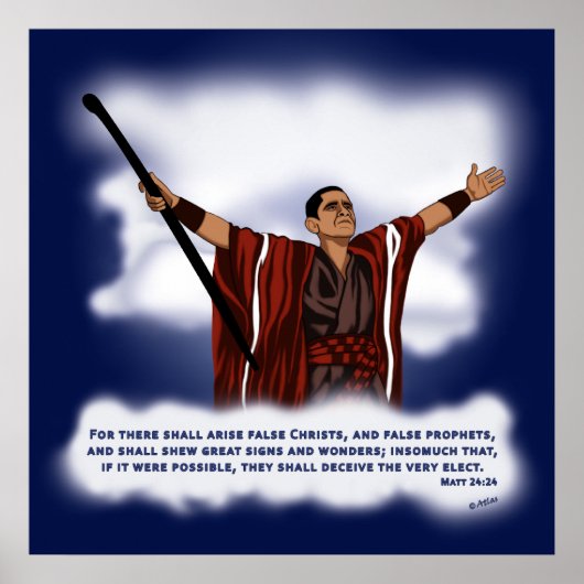 False Christus (Obama) Poster (Voorkant)