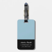 False Indigo III Bagagelabel (Achterkant verticaal)