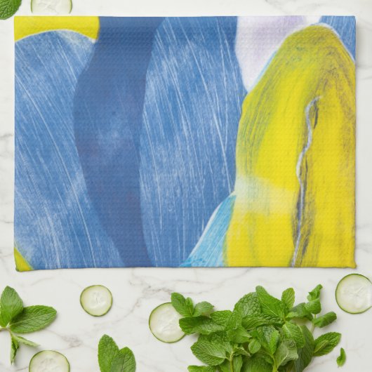 False Indigo III Theedoek (Gevouwen)