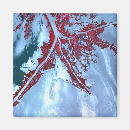 False kleurensatelliet magneet (Voorkant)