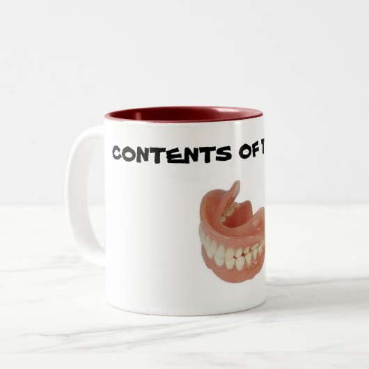 FALSE MUG DE GARDE DES DENTS (Devant gauche)