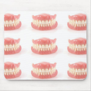 "FALSE TEETH" GALORE MOUSEPAD MUISMAT