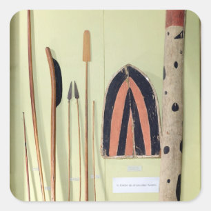 False-wapens van de Tomb van Nakhti, Midden-K Vierkante Sticker