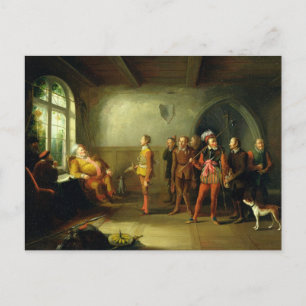 Falstaff and the Recruits, uit 'Henry IV, Part II Briefkaart