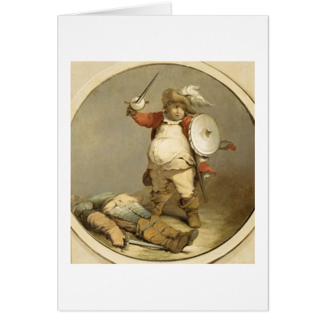 Falstaff avec le corps de Hotspur, c.1786 (huile (Devant)
