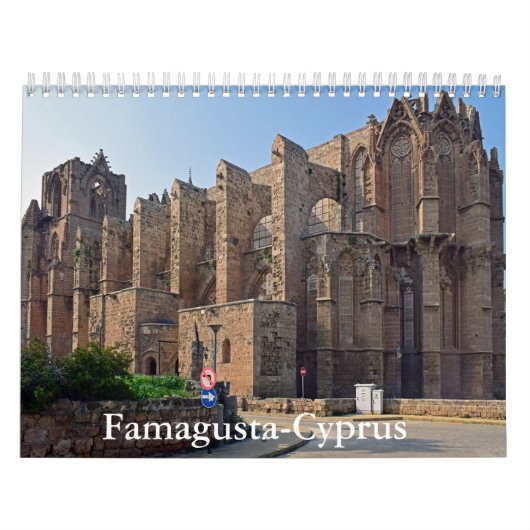 Famagusta-Cyprus kalender (Hoes)