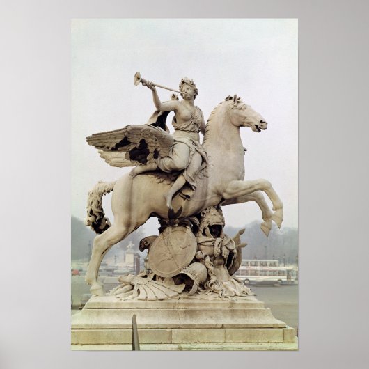 Fame Riding Pegasus 1699-1702 Poster (Voorkant)