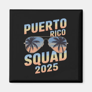 Familie 2025 Bijpassende Puerto Rico Family Trip V Magneet