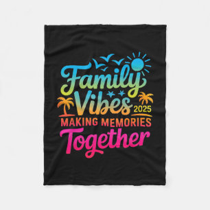 Familie 2025 Sfeer Familie Reünie Vakantie Herinne Fleece Deken